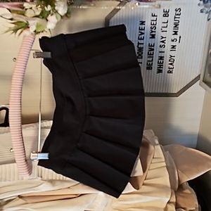 Mini pleated school girl 90s skirt with built in shorts